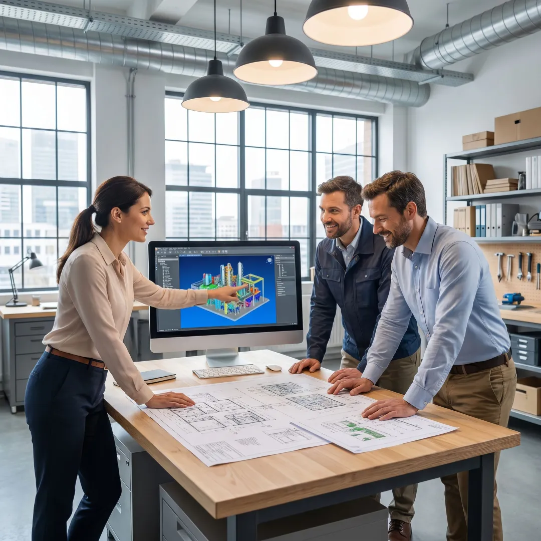 Industrial facility planning and engineering process