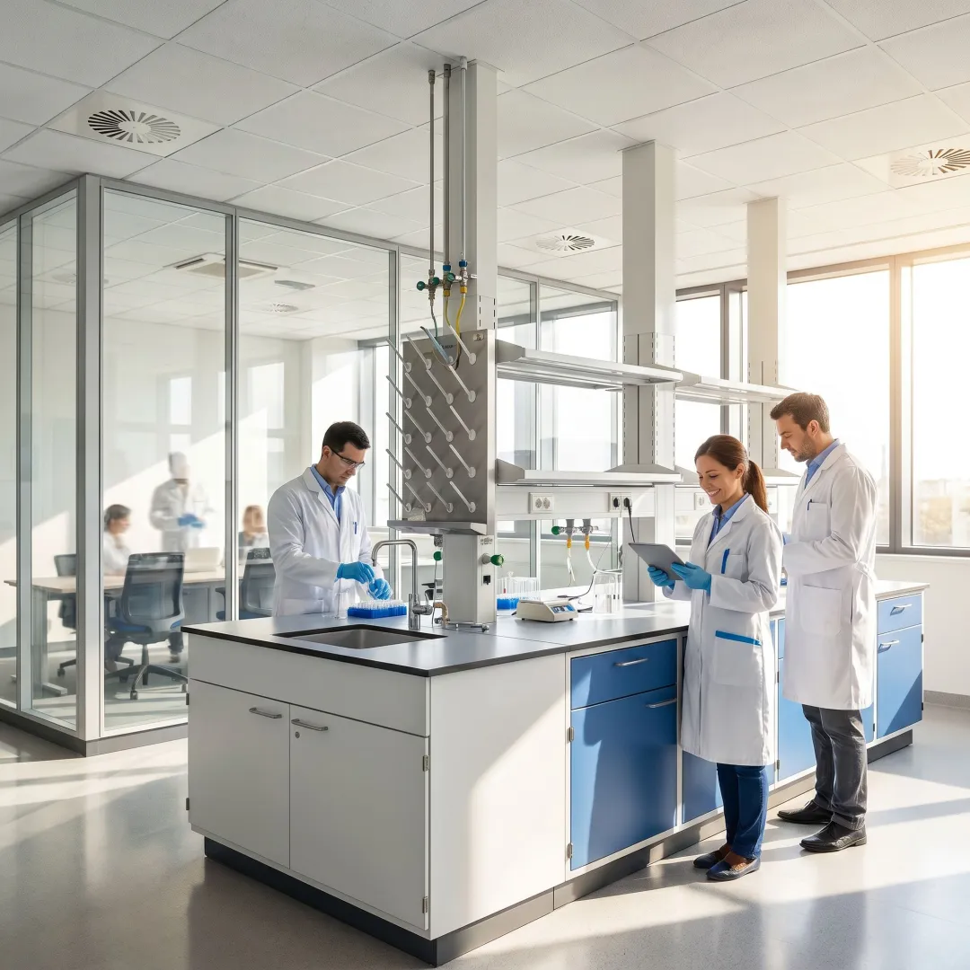Modern laboratory designed for research and collaboration