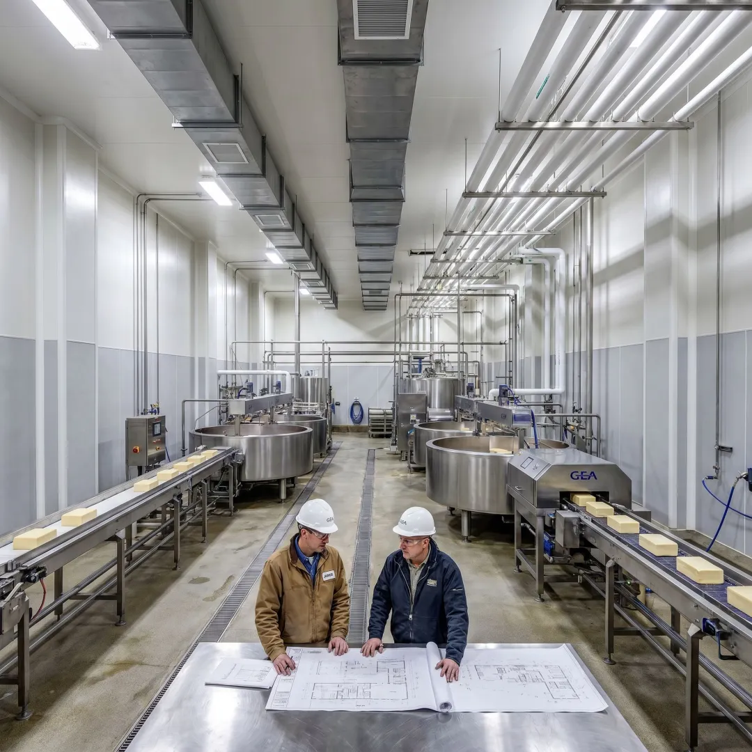 Cheese plant HVAC and refrigeration system design