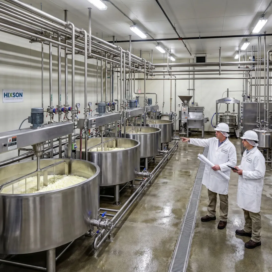 Modern cheese production facility design
