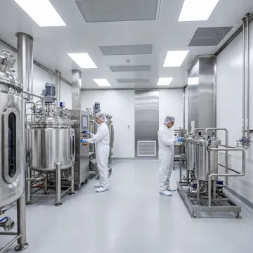 Pharmaceutical production cleanroom facility design