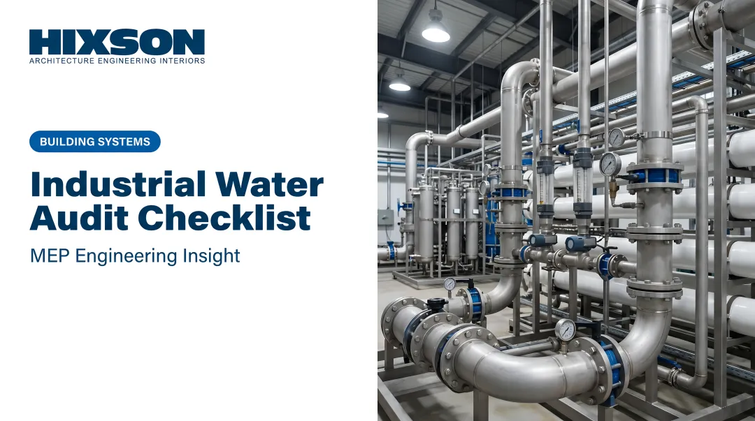 Industrial Water Audit Checklist