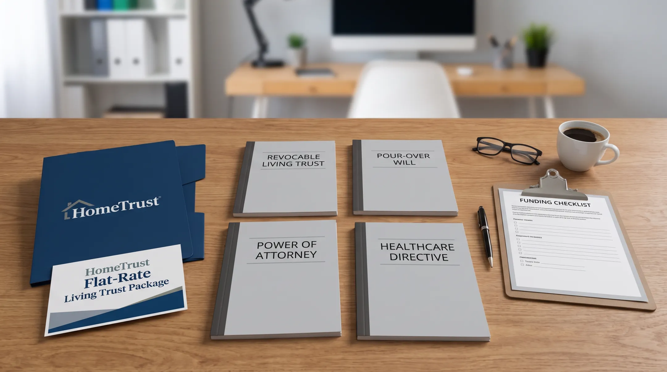 HomeTrust California living trust package documents and checklist