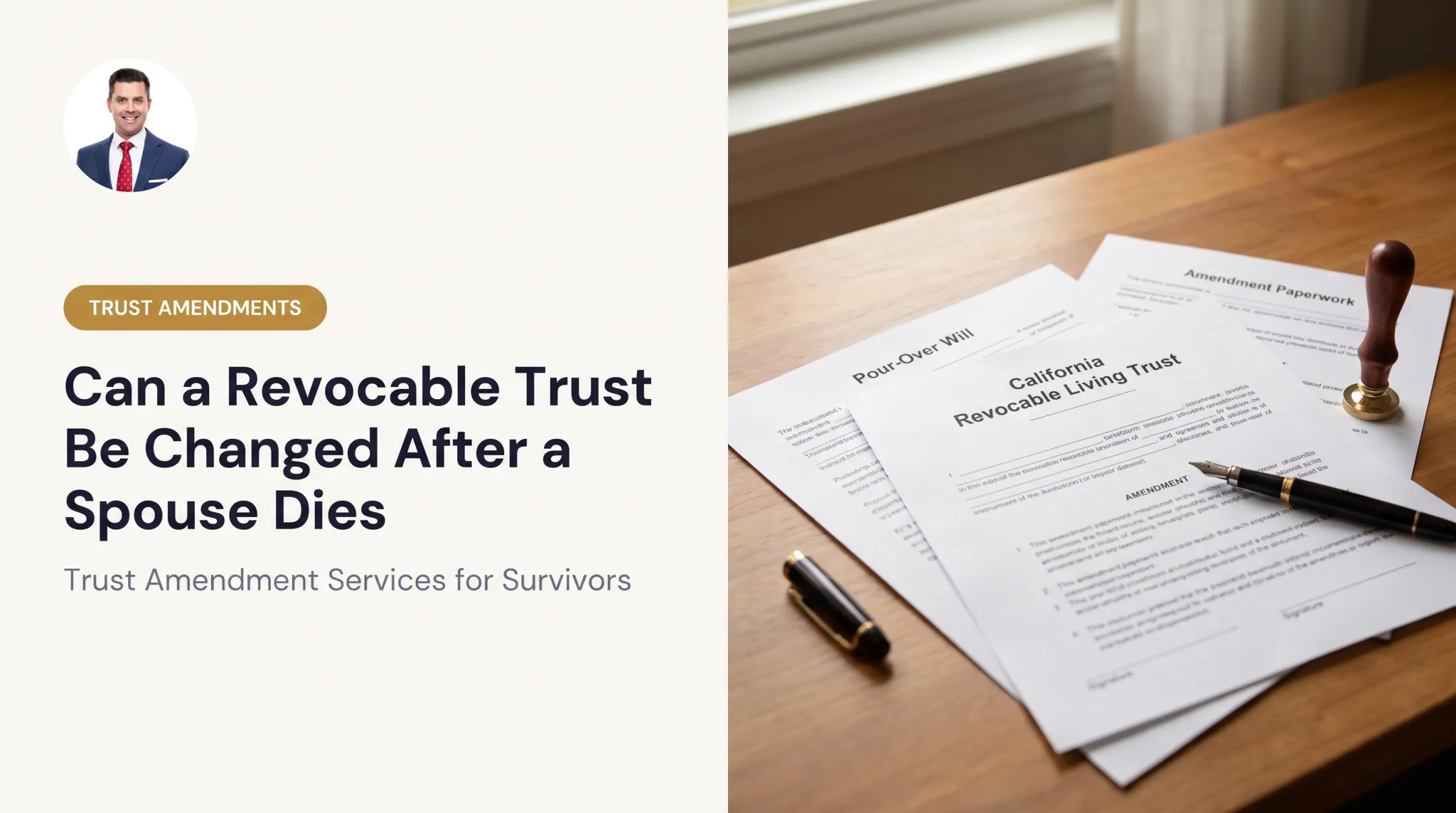 Can a Revocable Trust Be Changed After a Spouse Dies
