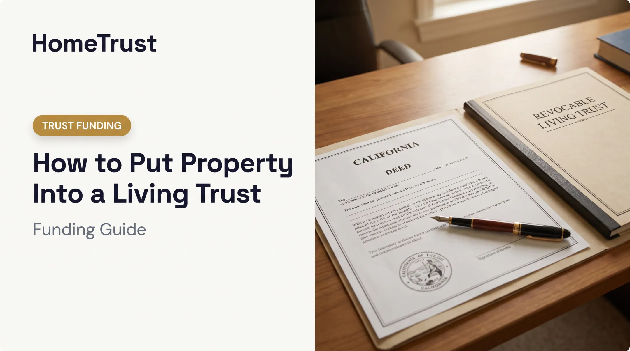 How to Put Property Into a Living Trust: Funding Guide