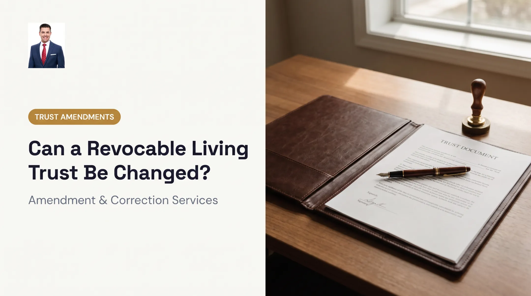 Can a Revocable Living Trust Be Changed?