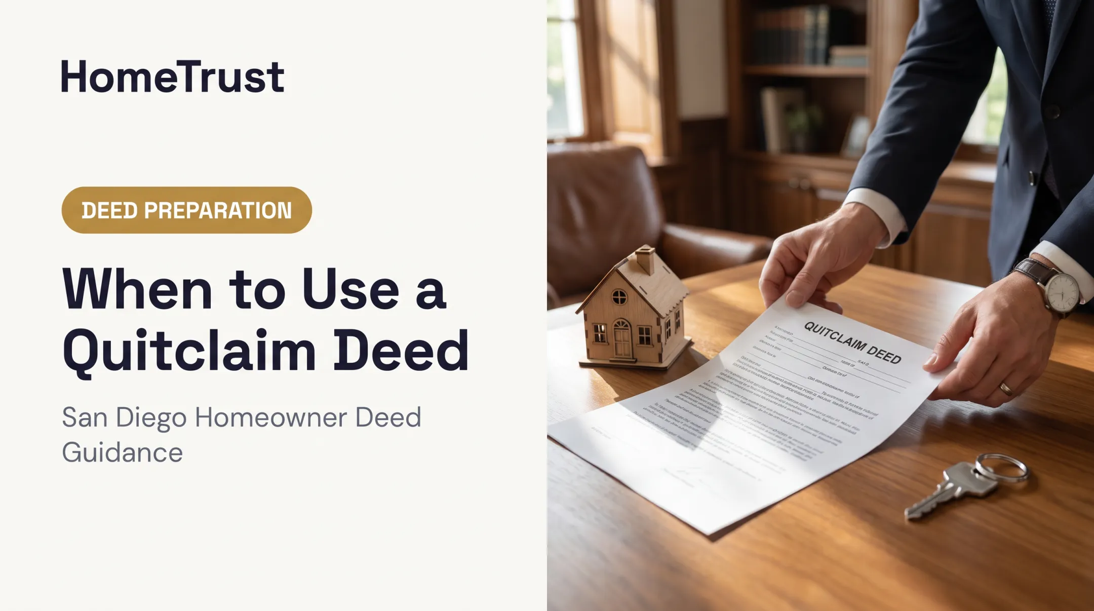 When to Use a Quitclaim Deed