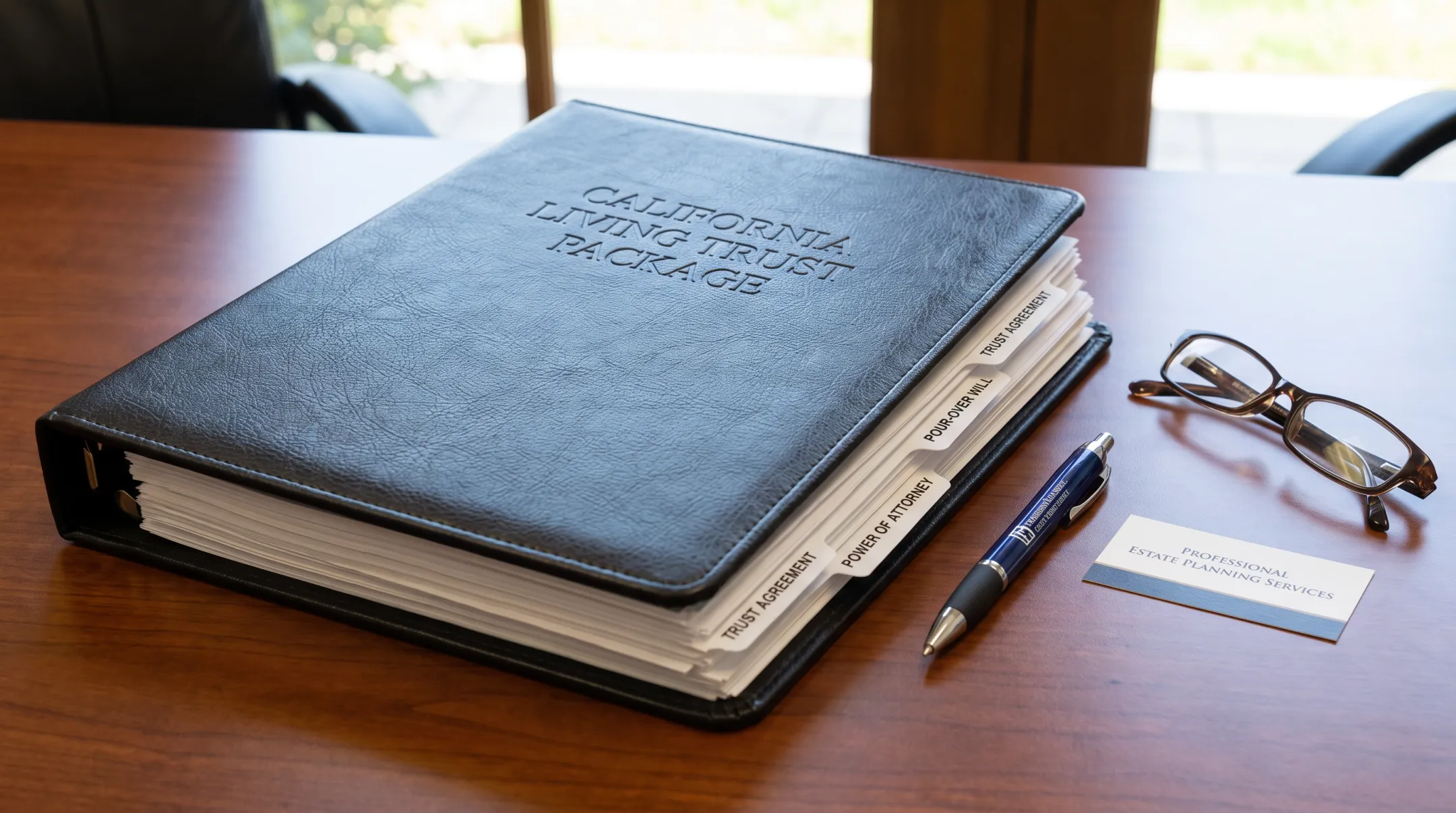 HomeTrust flat-rate California living trust package document set