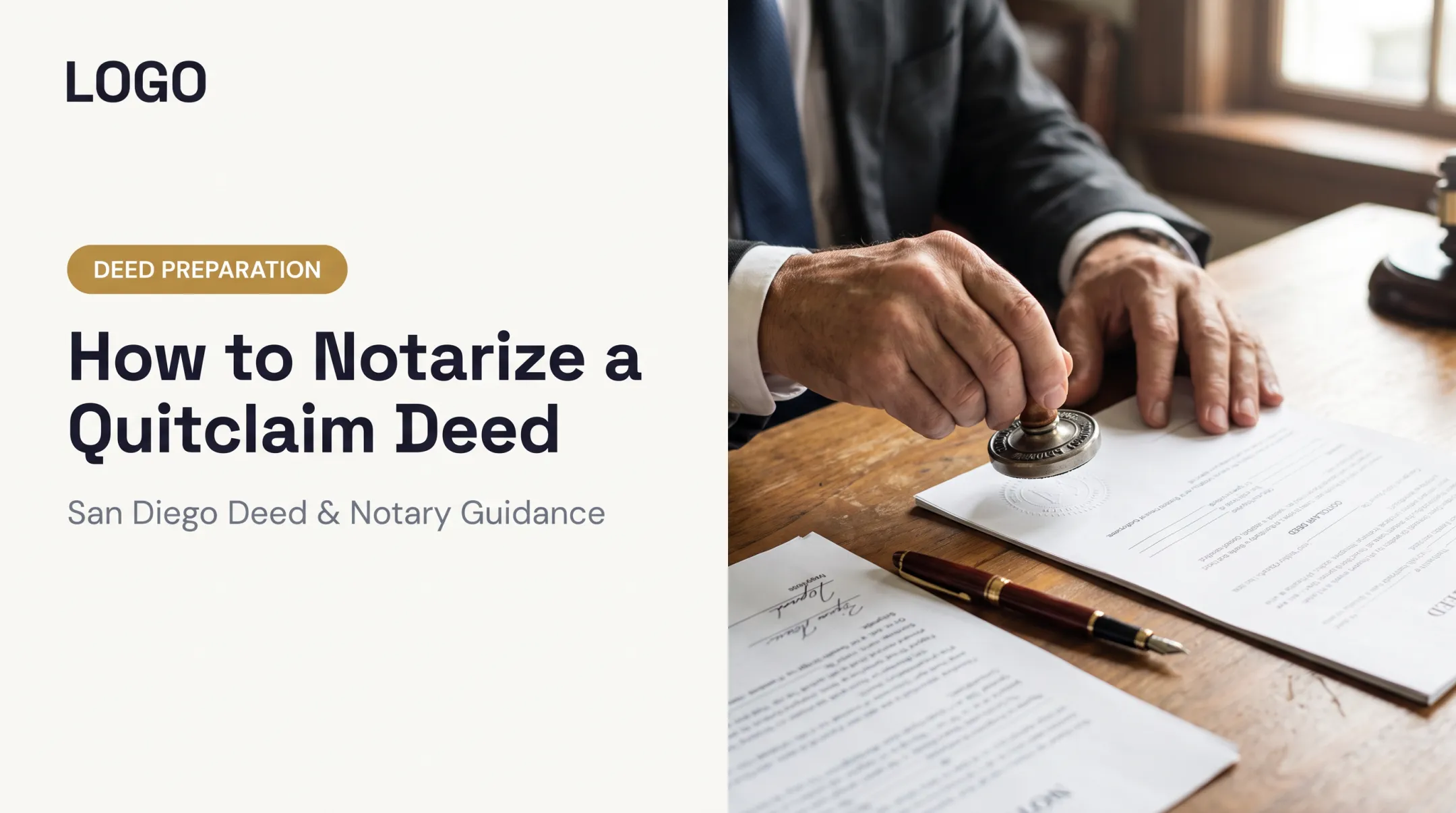 How to Notarize a Quitclaim Deed