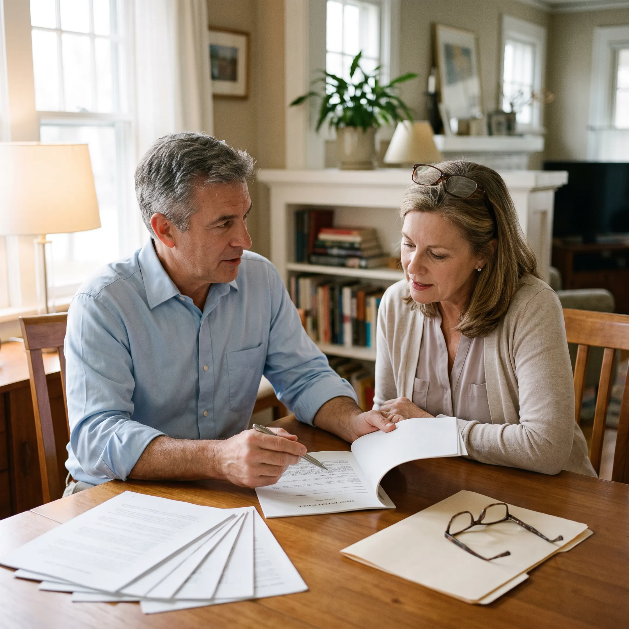 HomeTrust consultation about living trust forms and property documents