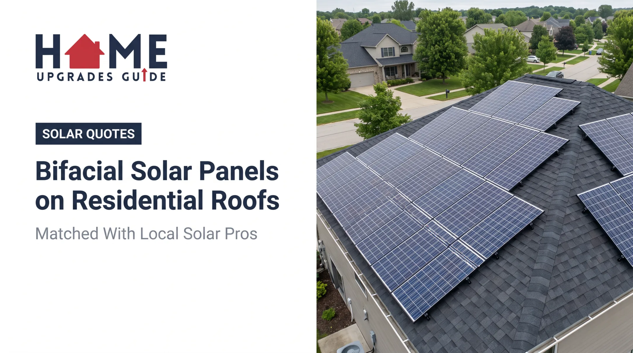 Bifacial Solar Panels on Residential Roofs