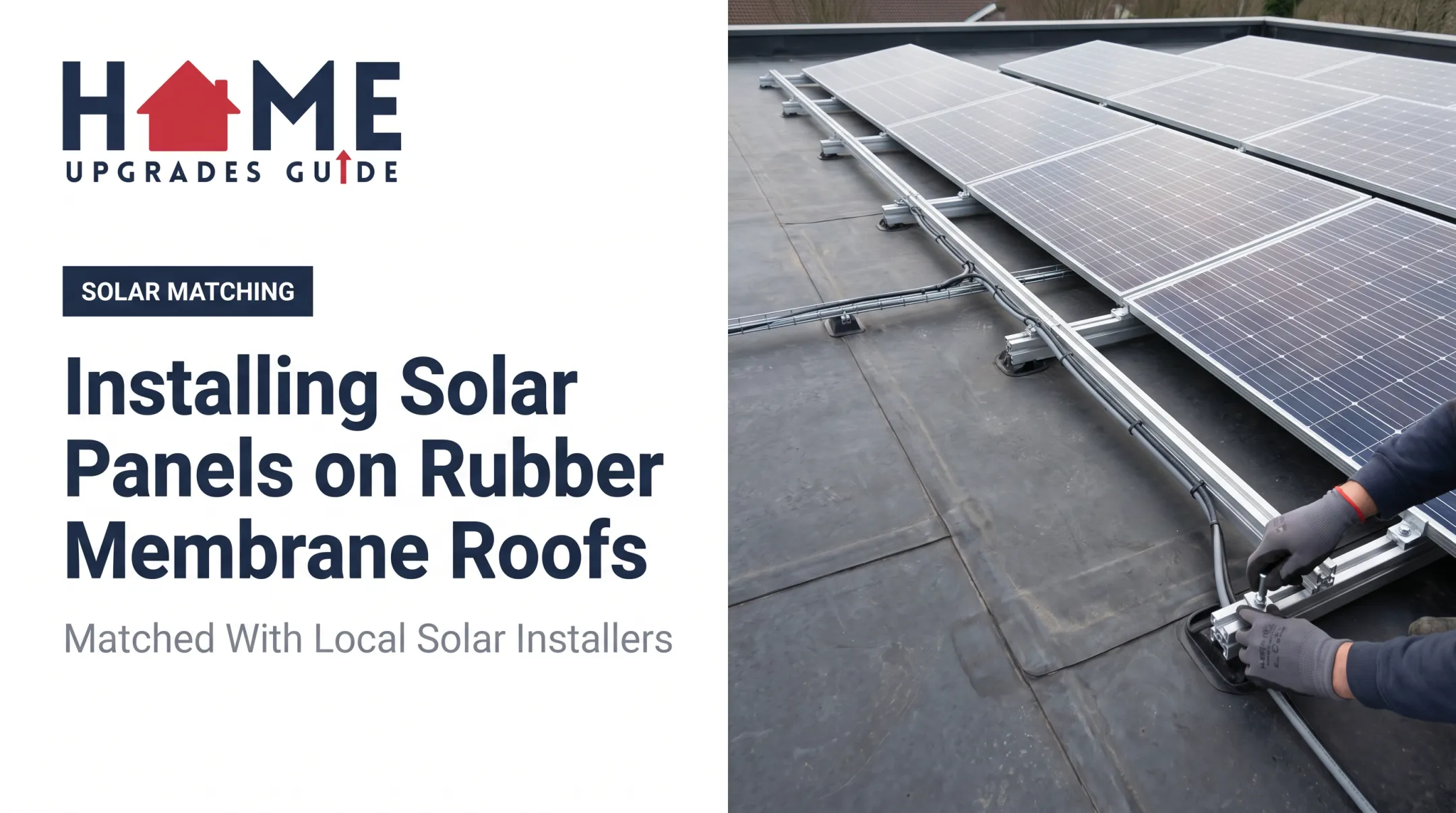 Installing Solar Panels on Rubber Membrane Roofs