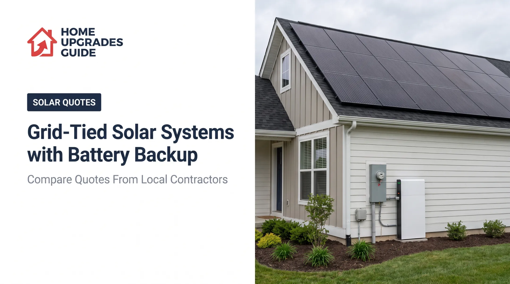 Grid-Tied Solar Systems with Battery Backup