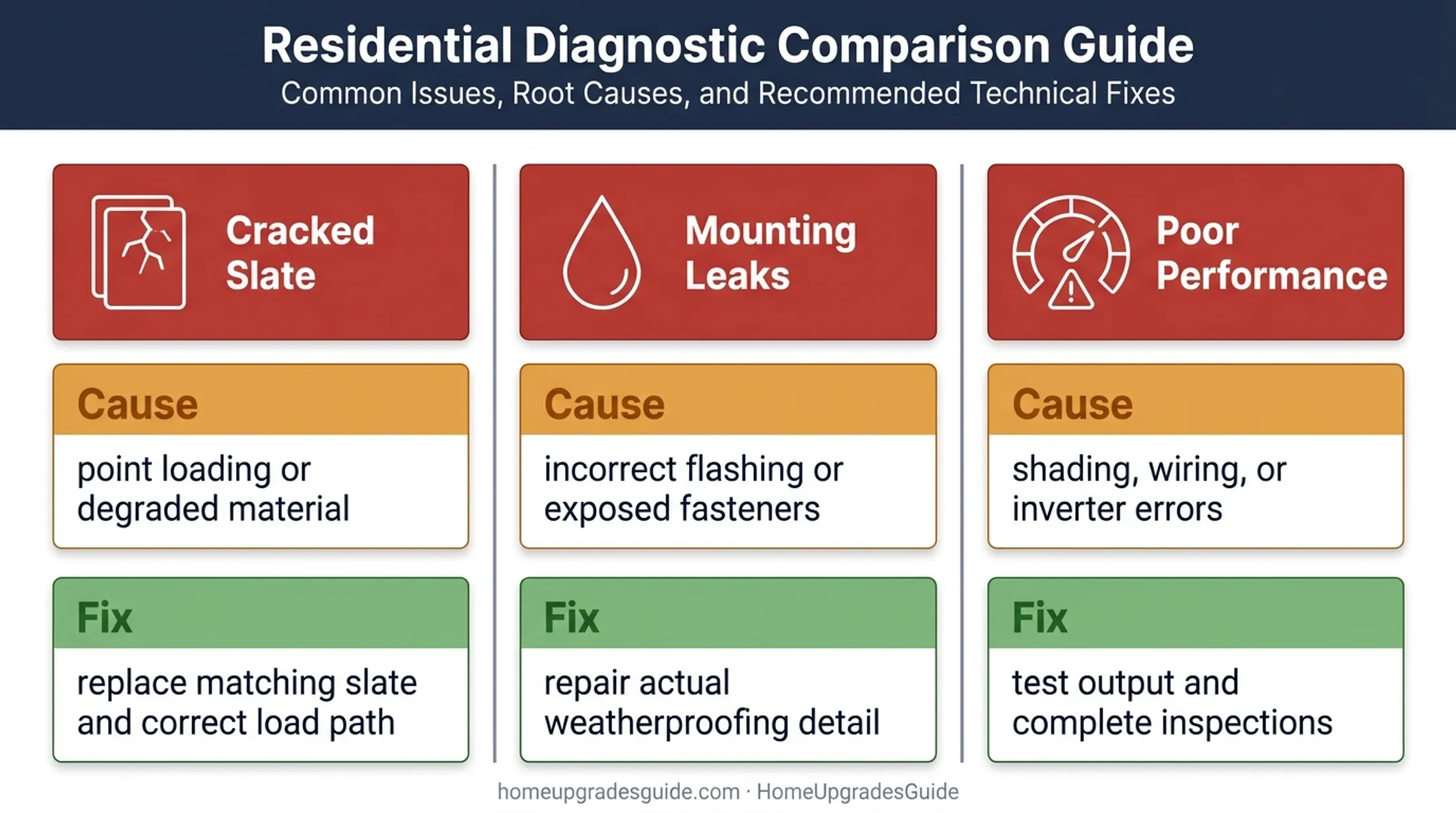 Three common slate roof solar installation problems and professional fixes