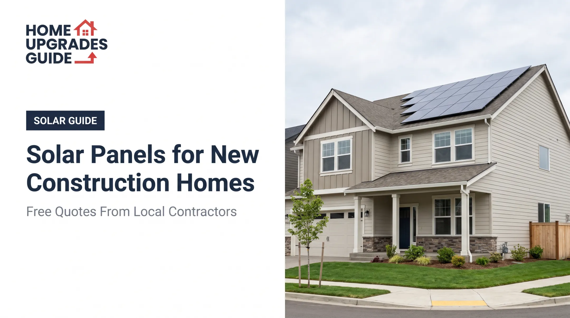 Solar Panels for New Construction Homes