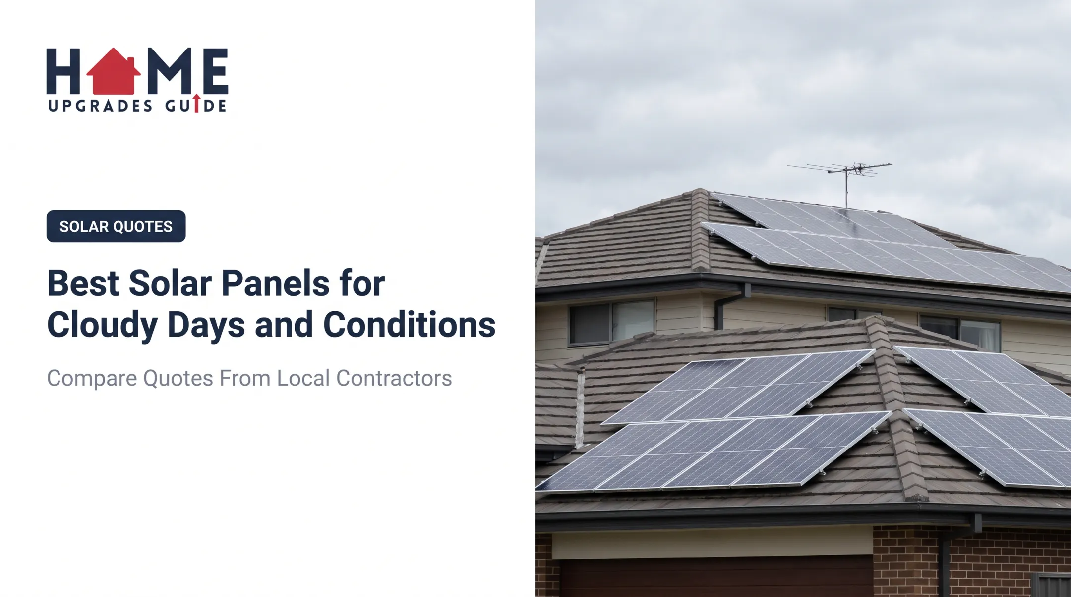 Best Solar Panels for Cloudy Days and Conditions