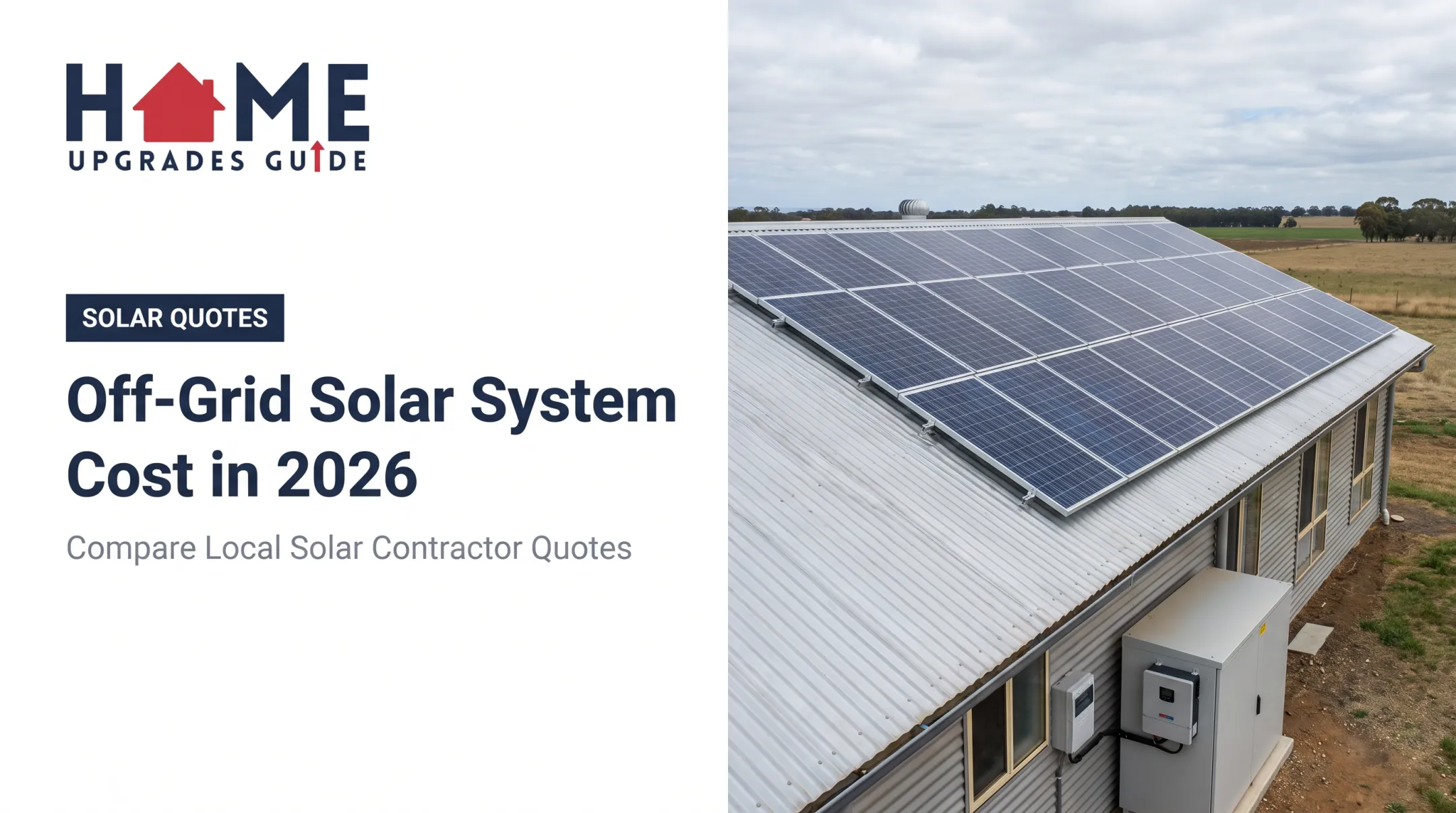Off-Grid Solar System Cost in 2026