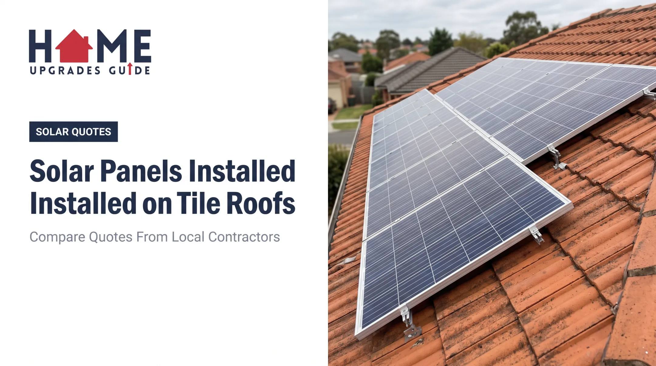 Solar Panels Installed on Tile Roofs