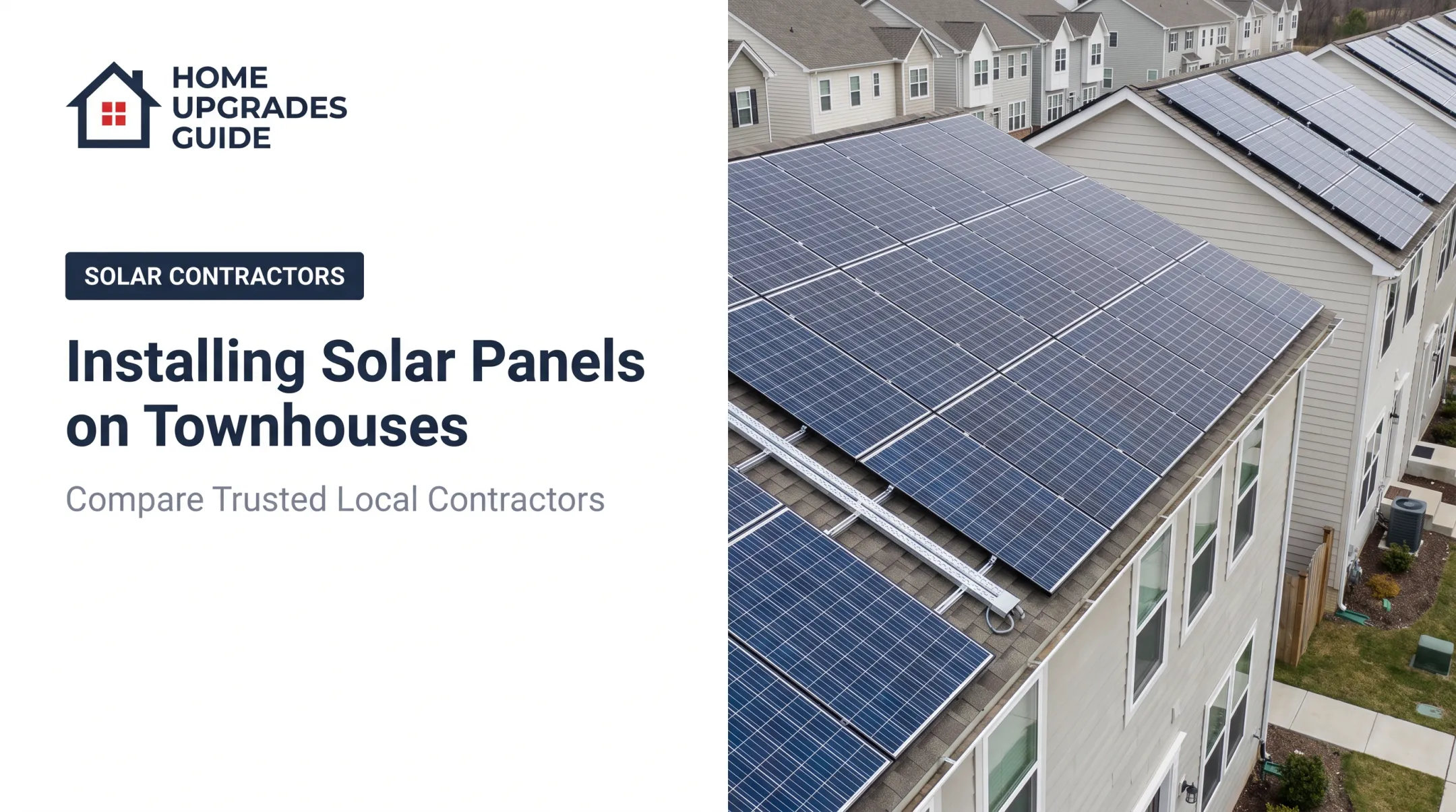 Installing Solar Panels on Townhouses