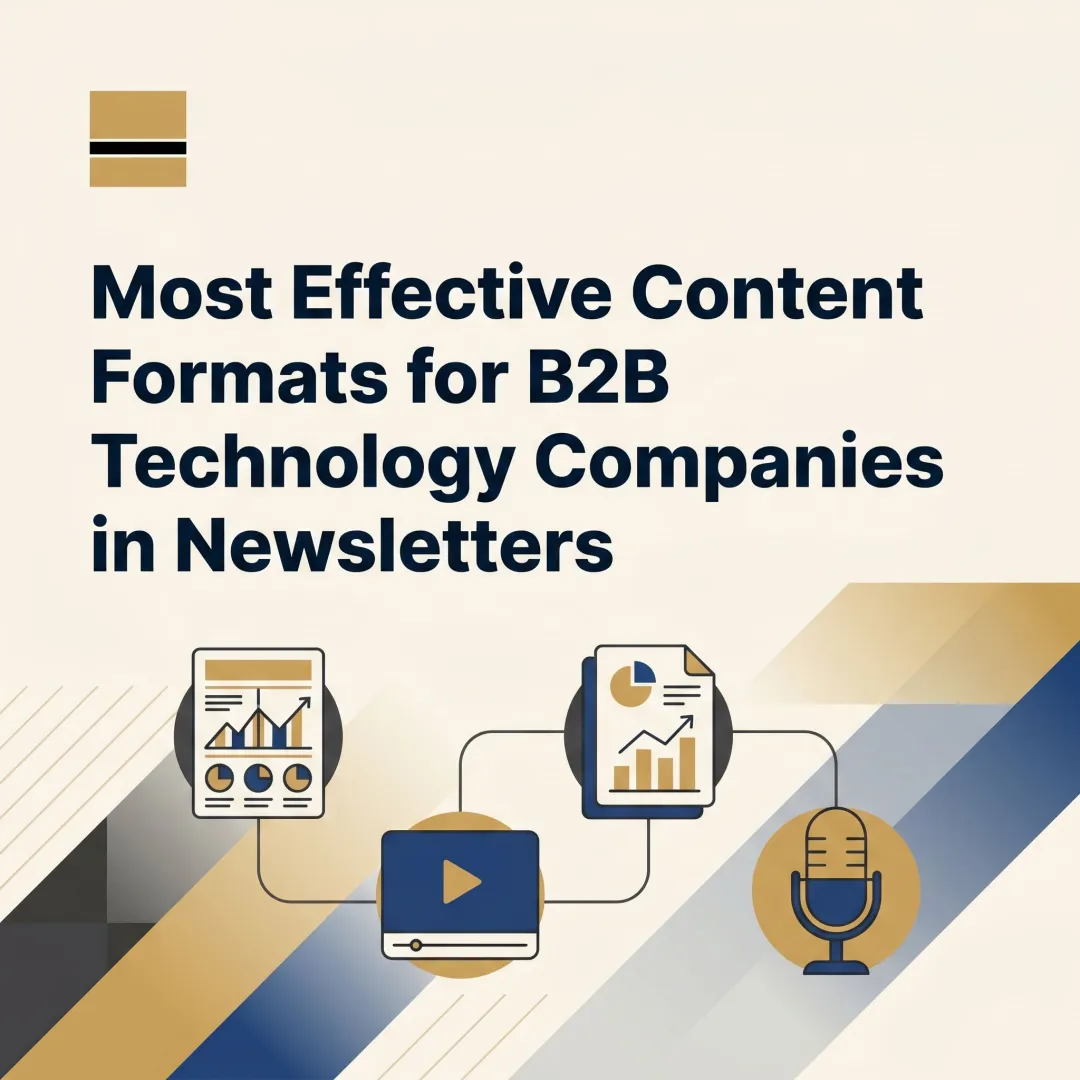 Most Effective Content Formats for B2B Technology Companies in Newsletters