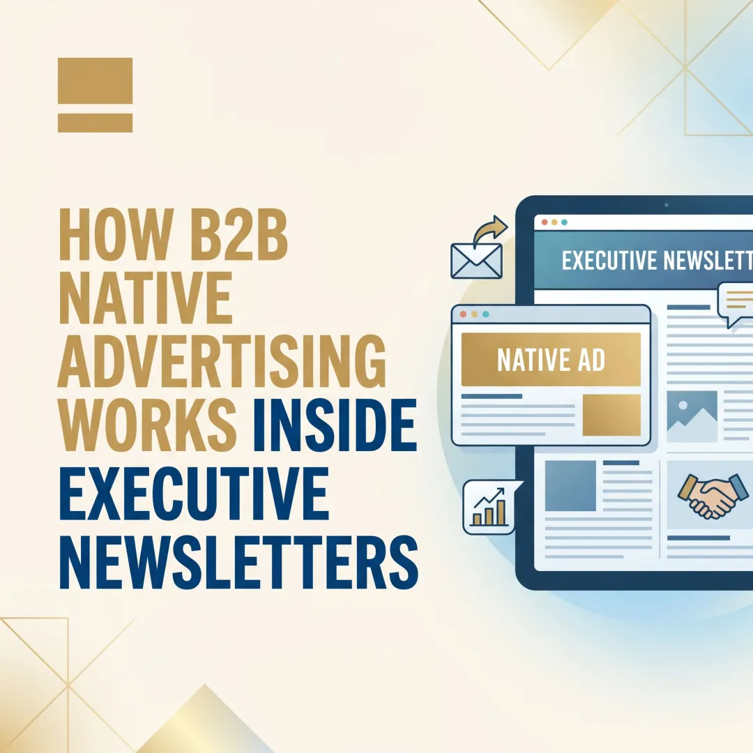 How B2B Native Advertising Works Inside Executive Newsletters
