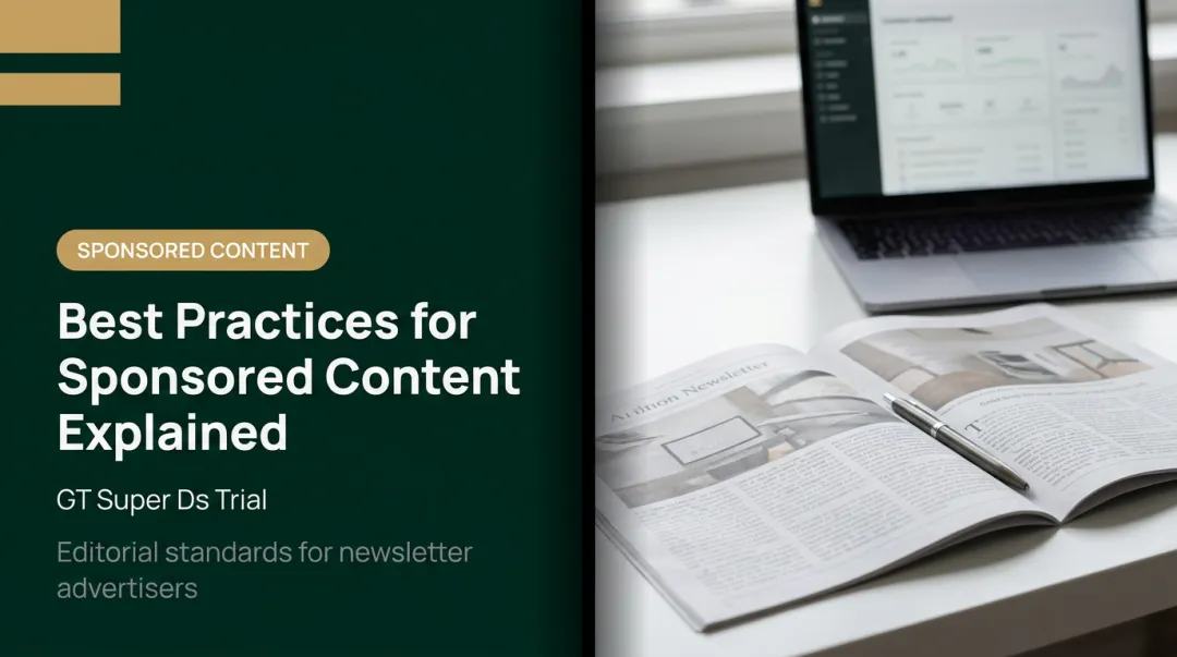 Best Practices for Sponsored Content Explained
