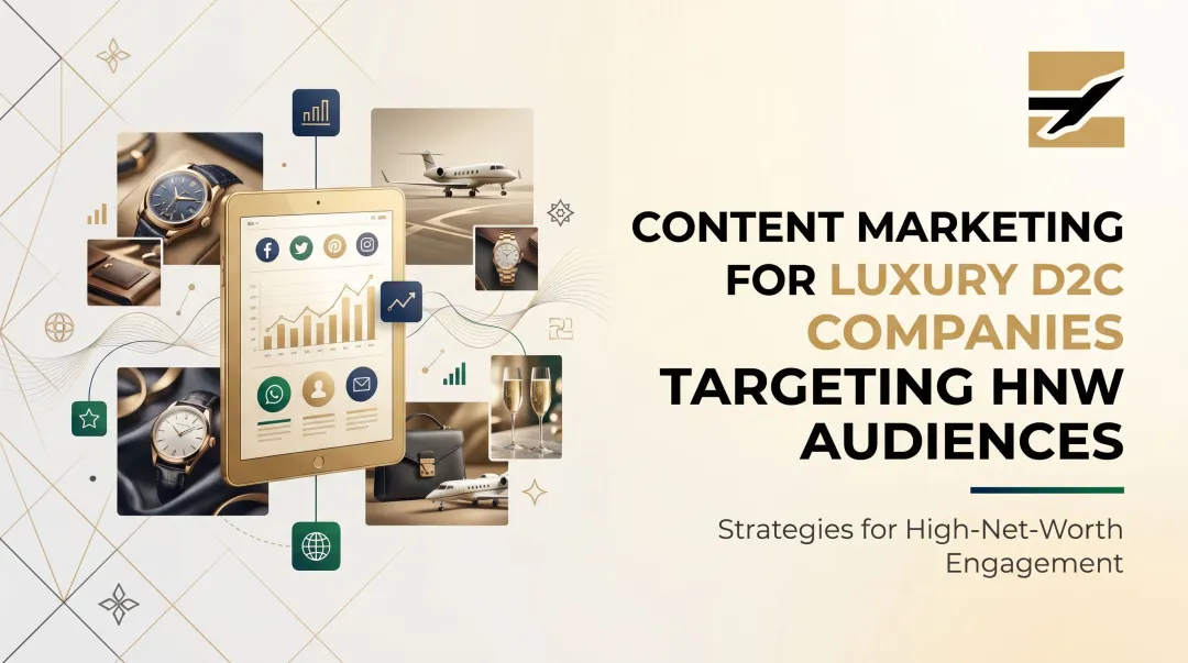 Content Marketing for Luxury D2C Companies Targeting HNW Audiences