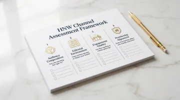 Four-criteria channel evaluation framework for reaching high-net-worth luxury audiences