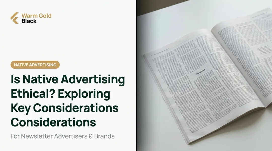 Is Native Advertising Ethical? Exploring Key Considerations