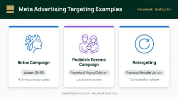 Meta advertising targeting strategy examples for cosmetic and medical dermatology campaigns
