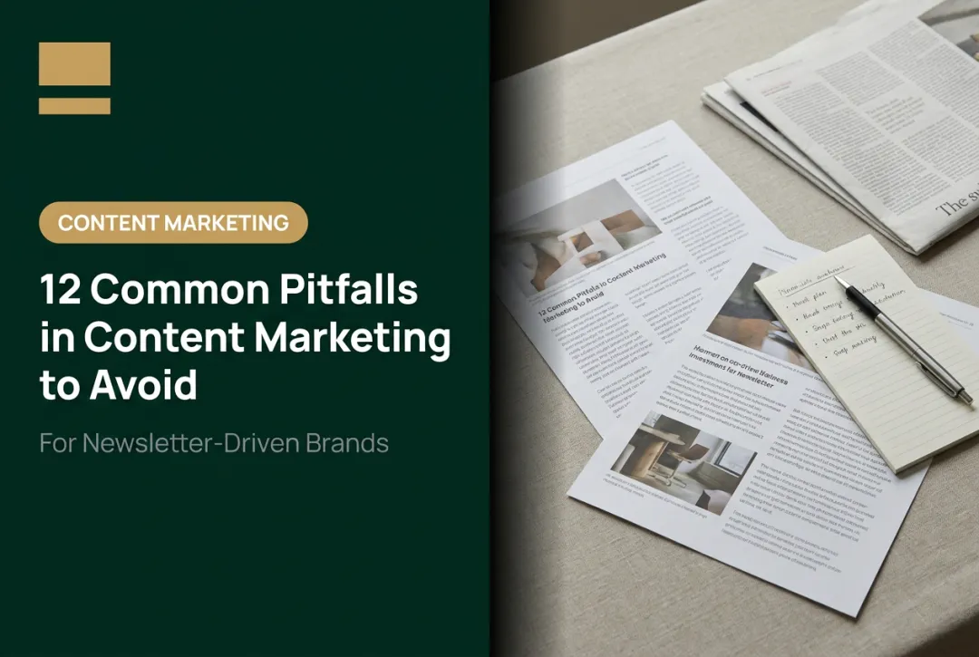 12 Common Pitfalls in Content Marketing to Avoid