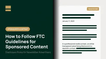 How to Follow FTC Guidelines for Sponsored Content