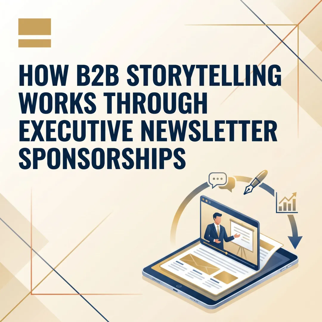 How B2B Storytelling Works Through Executive Newsletter Sponsorships