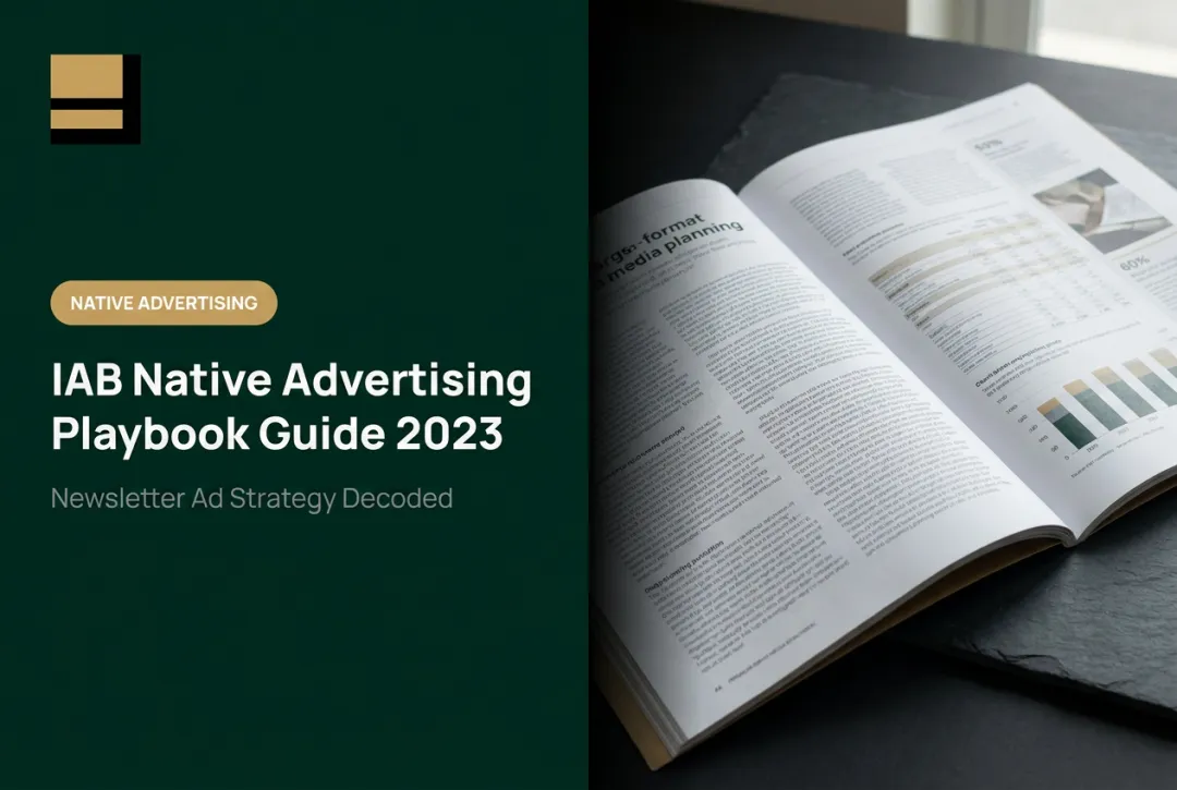 IAB Native Advertising Playbook Guide 2023