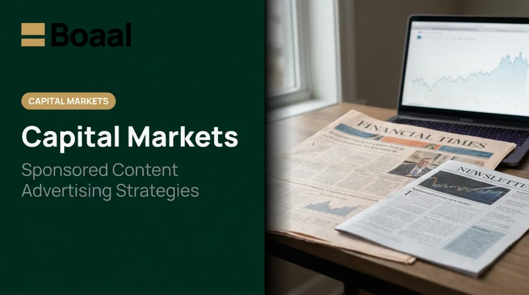 Capital Markets: Sponsored Content Advertising Strategies