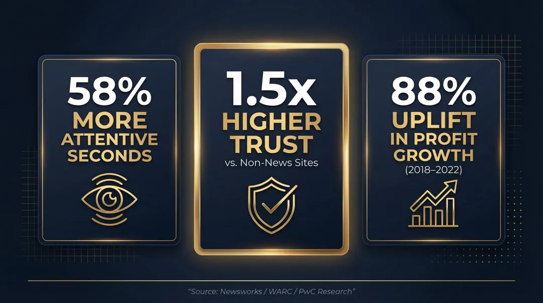 DTC newsletter advertising brand trust uplift and profit growth statistics infographic