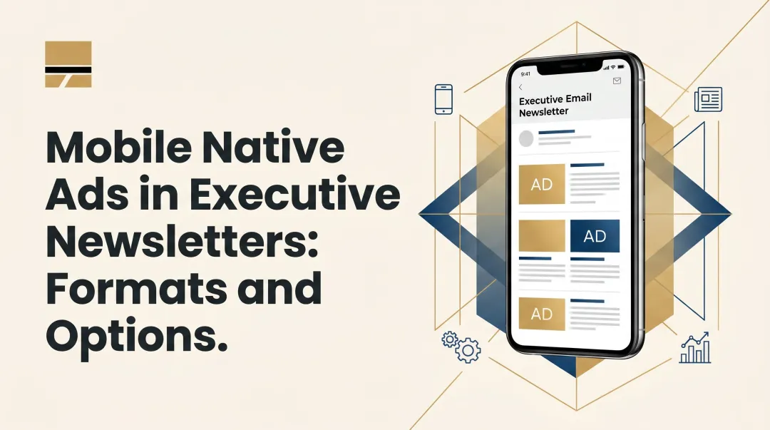 Mobile Native Ads in Executive Newsletters: Formats and Options