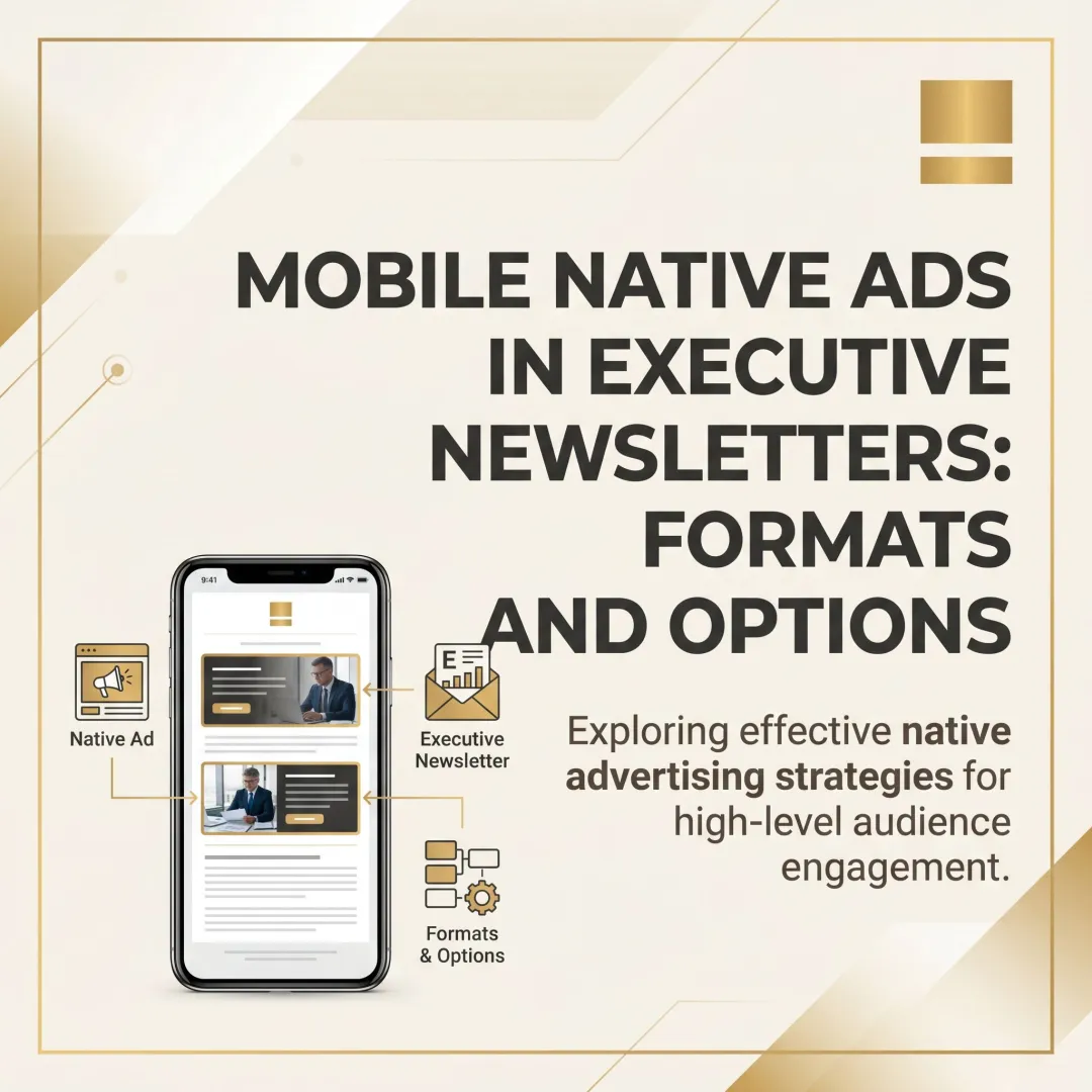 Mobile Native Ads in Executive Newsletters: Formats and Options