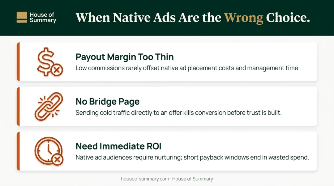Three native advertising failure scenarios affiliates must avoid before launching