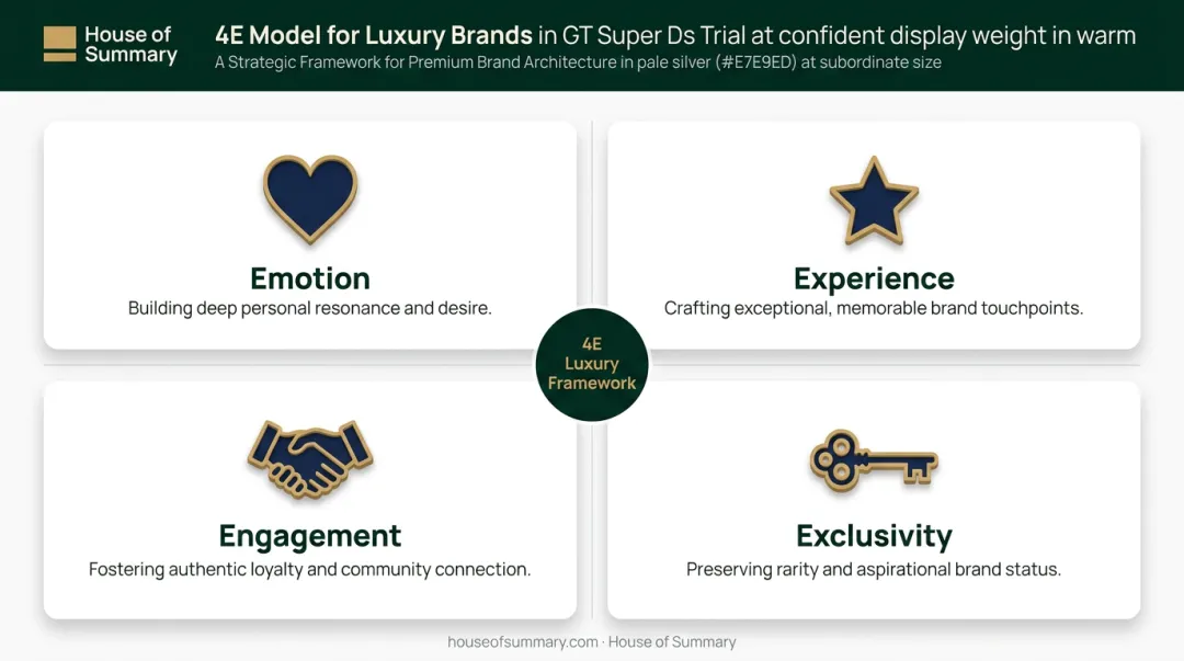 Daniel Langer 4E luxury brand framework emotion experience engagement exclusivity