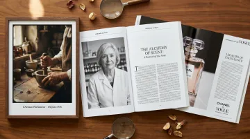 Luxury beauty brand heritage campaign film and editorial print content formats