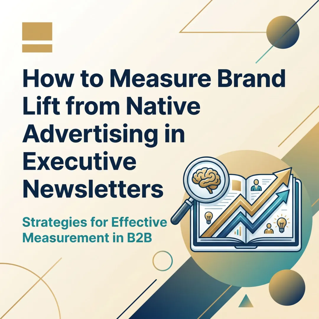 How to Measure Brand Lift from Native Advertising in Executive Newsletters