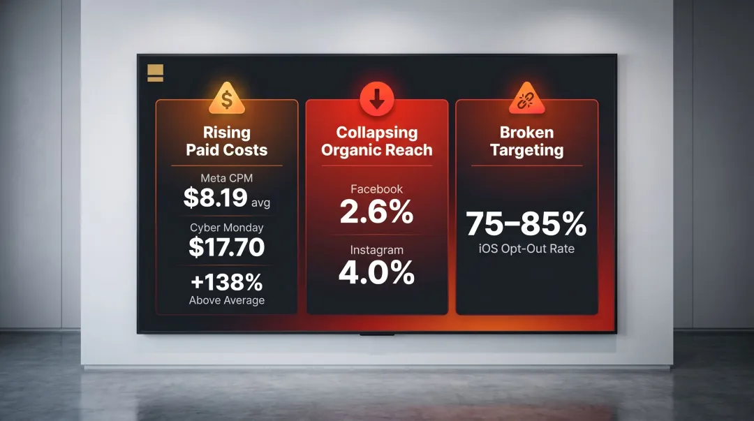 Three D2C distribution headwinds in 2026 rising costs collapsing reach broken targeting