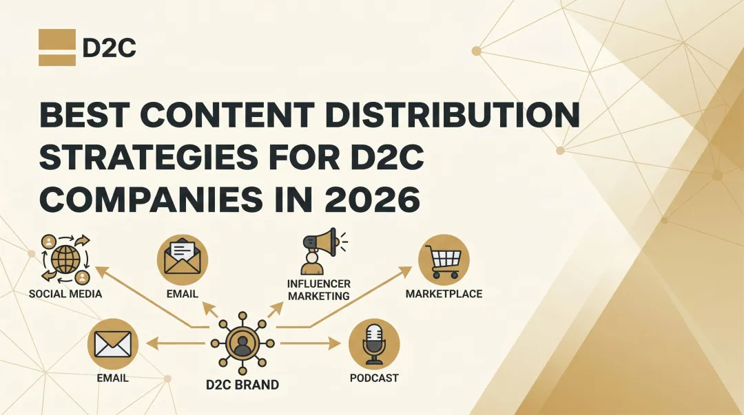 Best Content Distribution Strategies for D2C Companies in 2026
