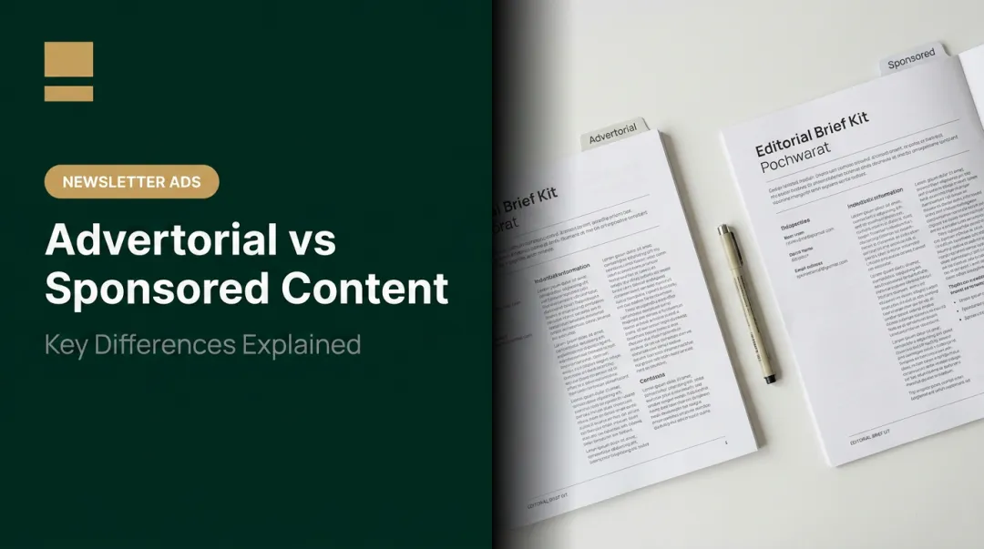 Advertorial vs Sponsored Content: Key Differences Explained