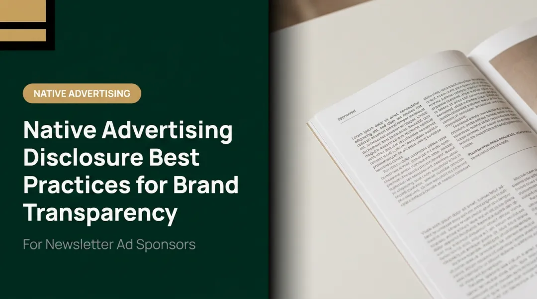 Native Advertising Disclosure Best Practices for Brand Transparency