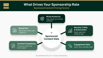 Five key factors that determine sponsored content pricing rates for bloggers