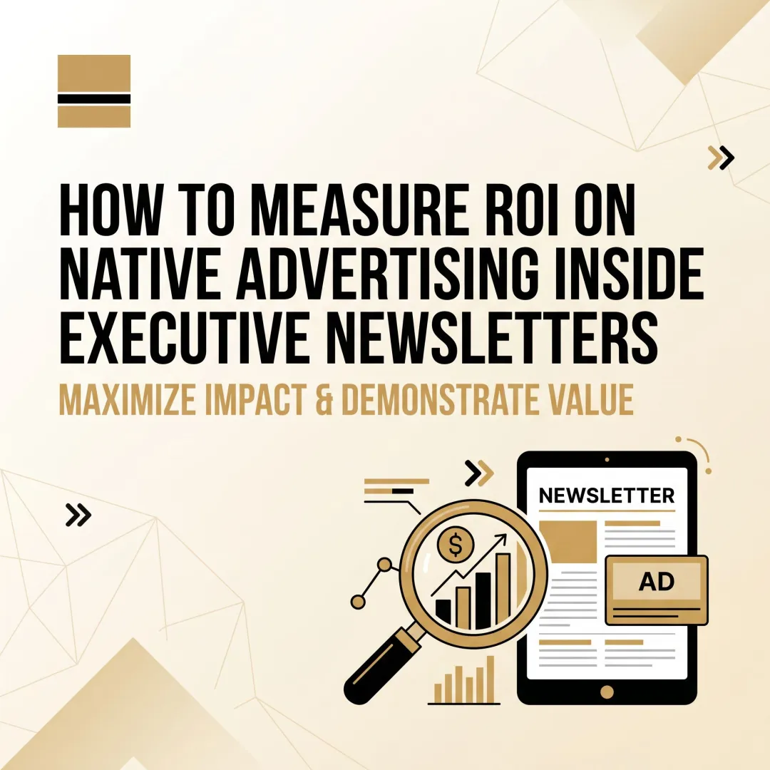 How to Measure ROI on Native Advertising Inside Executive Newsletters