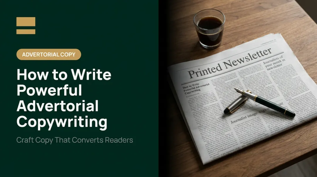 How to Write Powerful Advertorial Copywriting