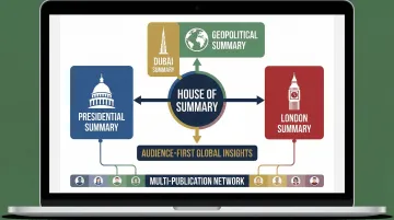 House of Summary newsletter network showing four specialized publications overview